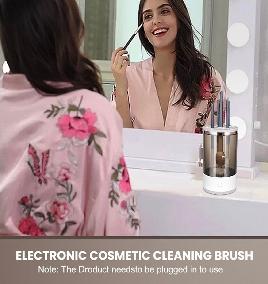 Makeup brush cleaner, a gift for important holidays, a must-have efficient cleaning and beauty tool for lazy people