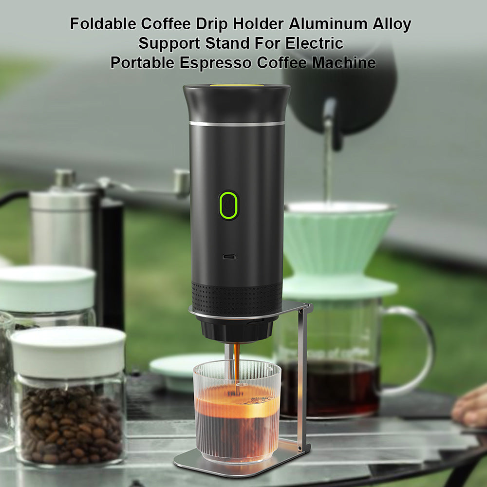 Adjustable Stainless Steel Coffee Machine Stand – Durable Espresso Drip Bracket